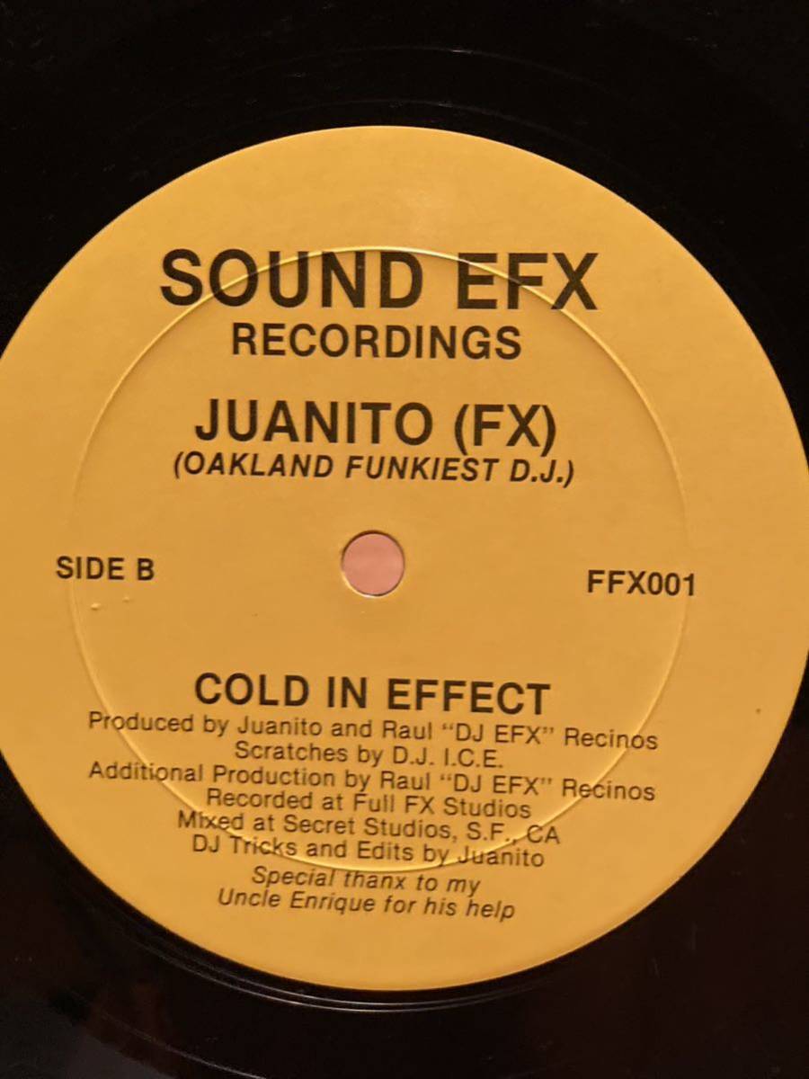 Juanito (FX) (Oakland Funkiest D.J.)* Don't Stop The Mix / Cold In Effect_画像2