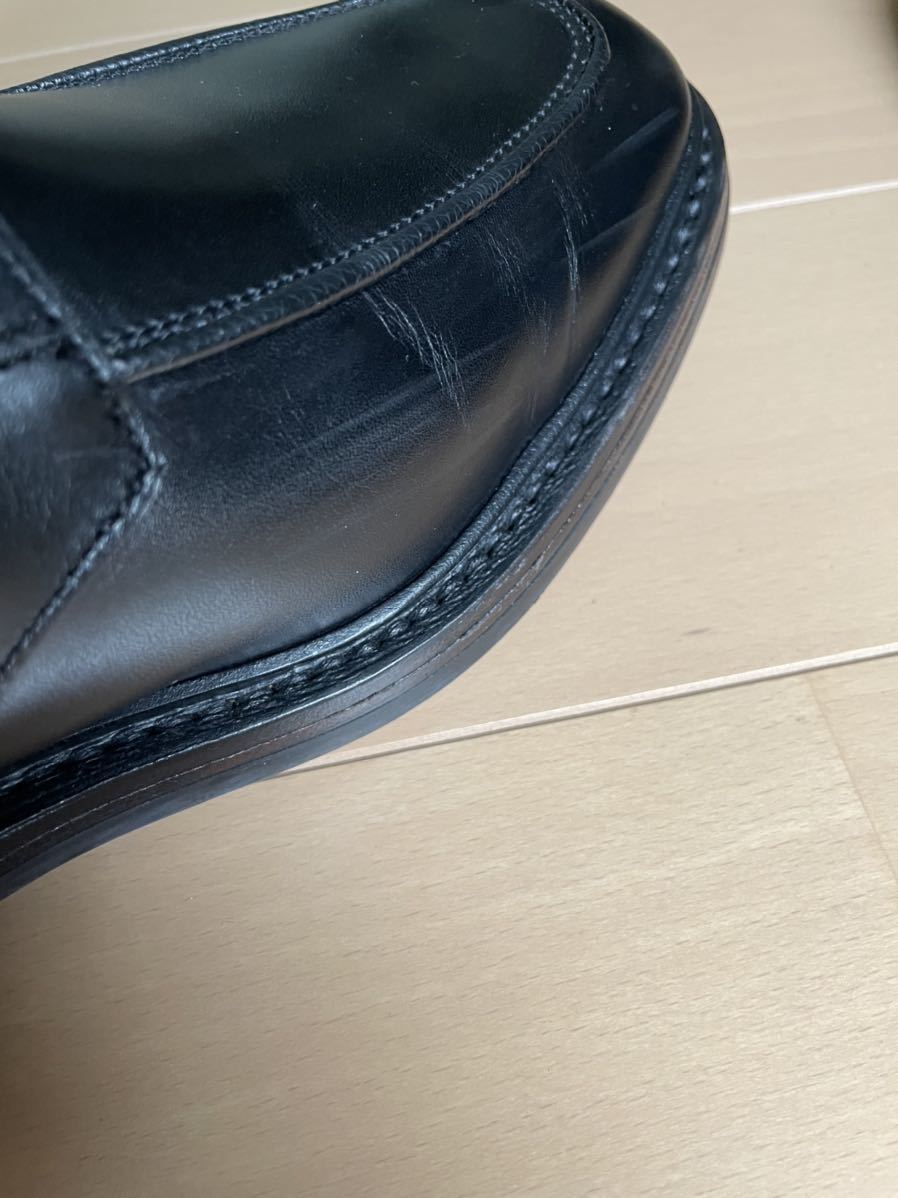 【極美品】定価10万円トリッカーズ Tricker's シングルモンク レザーシューズ 革靴 英国 メンズ ブラック 黒 7.5 ドレス ビジネス_画像6