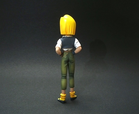 龍球機器人18號車庫套件畫成龍球Z圖 <Br> ドラゴンボール 人造人間18号 ガレージキット 塗装済み 完成品 ドラゴンボールZ フィギュア