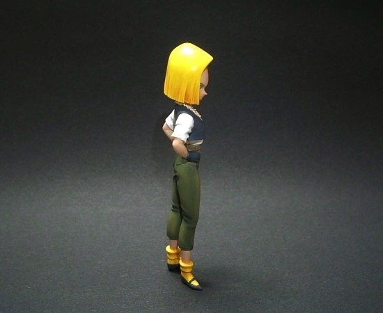 龍球機器人18號車庫套件畫成龍球Z圖 <Br> ドラゴンボール 人造人間18号 ガレージキット 塗装済み 完成品 ドラゴンボールZ フィギュア