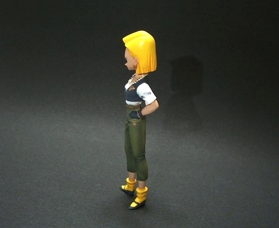 龍球機器人18號車庫套件畫成龍球Z圖 <Br> ドラゴンボール 人造人間18号 ガレージキット 塗装済み 完成品 ドラゴンボールZ フィギュア