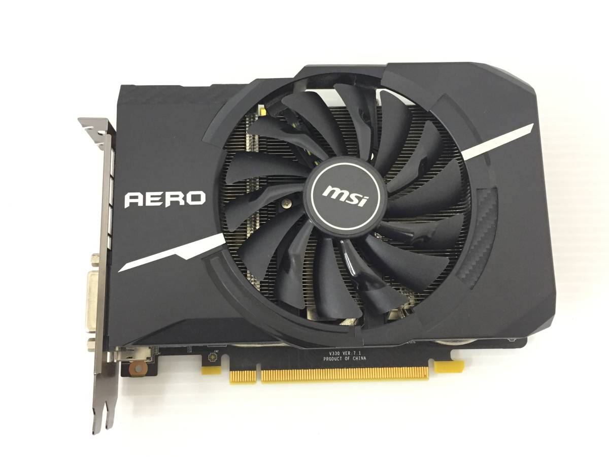 〇MSI GeForce GTX 1070 AERO ITX 8G OC グラフィックボード 動作品