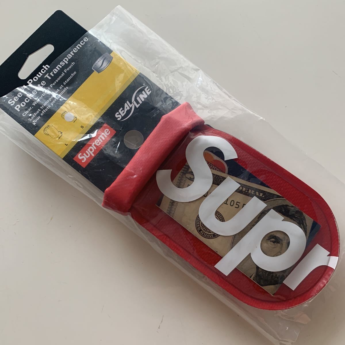 Supreme SealLine See Pouch Small Red Sサイズ シュプリーム ポーチ スモール レッド 新品未使用