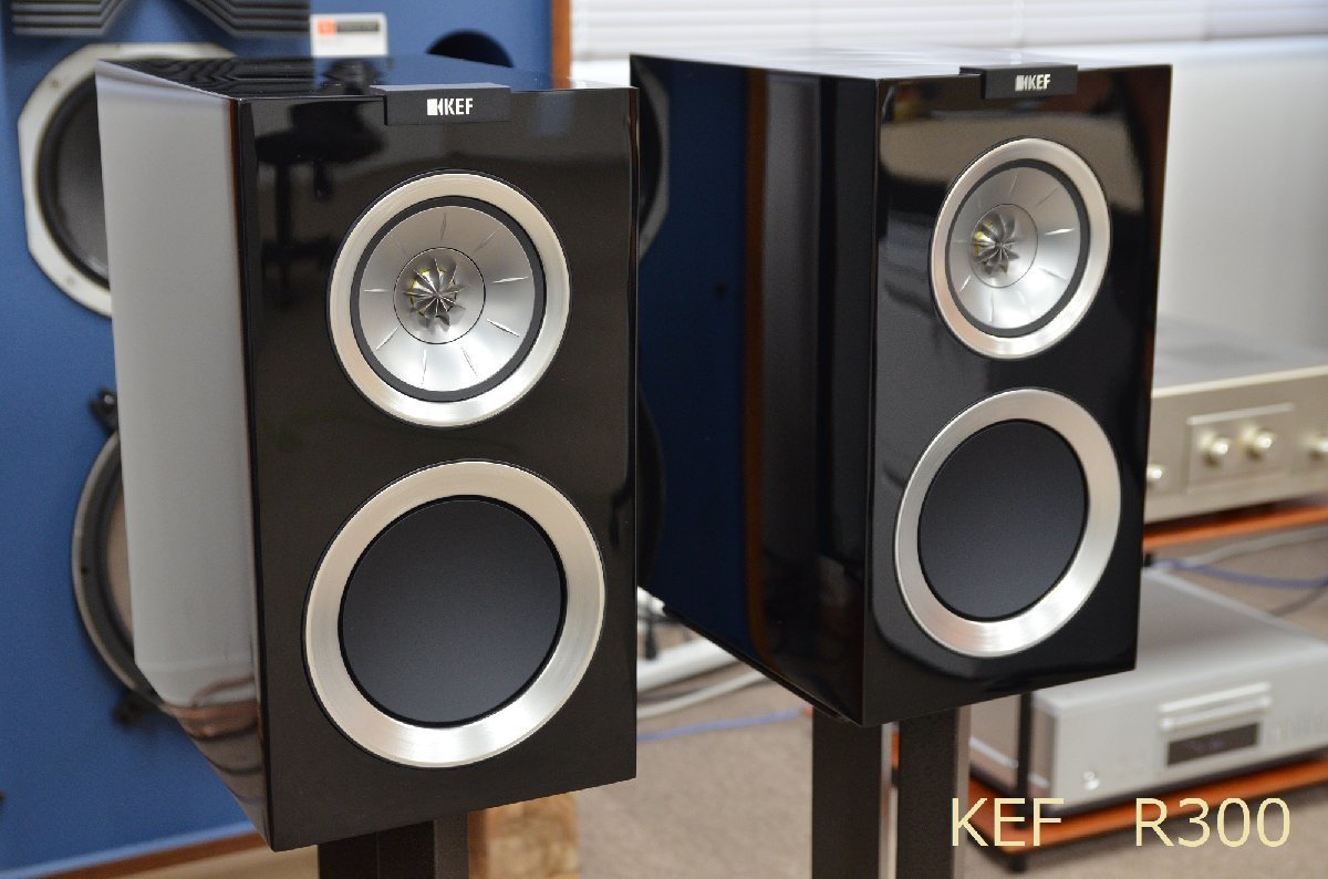 Yahoo!オークション - KEF R300 3WAYブックシェルフスピーカー Pia...