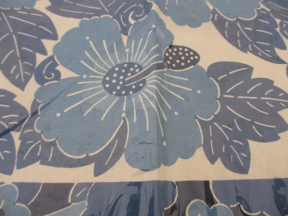 新品◎藍型染めセンタータペストリー敷物綿１００％　29.5ｃｍ59ｃｍ 壁飾りとしてもインテリアに_画像4