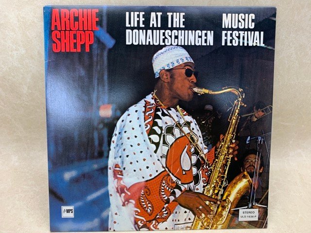 【中古LP】 life at the donaueschingen music festival アーチー・シェップ ULS-1636-P　CIF782_画像1