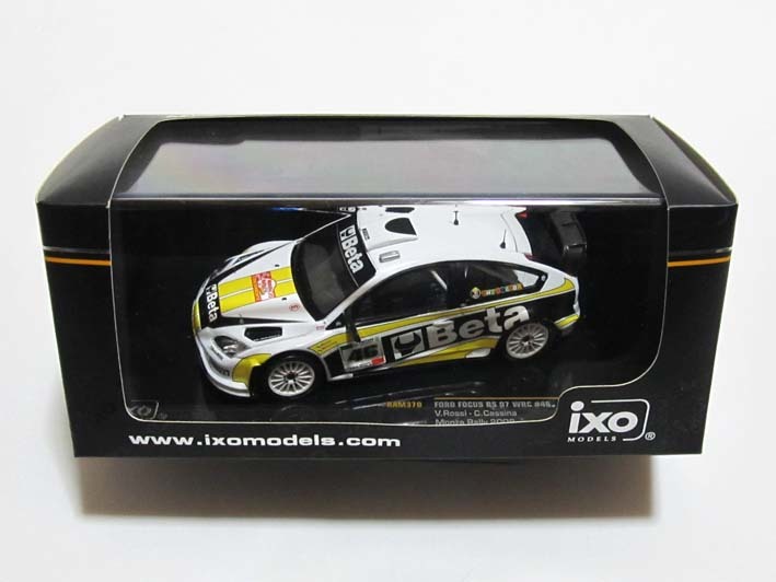 A★ ixo 1/43 ★ フォード フォーカス RS WRC #46 バレンティーノ・ロッシ 2008 モンツァラリー _出品モデル