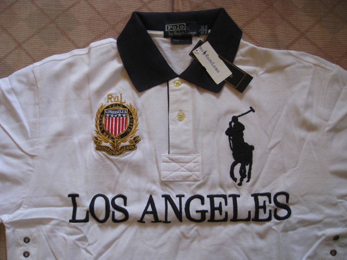 【未着用】★ POLO / LOS ANGELES ３　/ ポロ　ロサンジェルス３　 / 半袖 シャツ　② / / 希少品！　_☆未着用、タグ付！