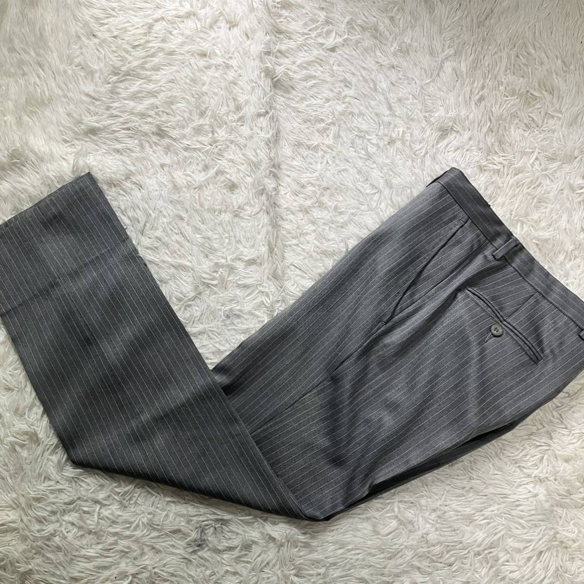 美品 GUCCI ストライプ スーツ 44R グッチ GUCCI グッチ 「極美品」 スーツ セットアップ ストライプ 44R S