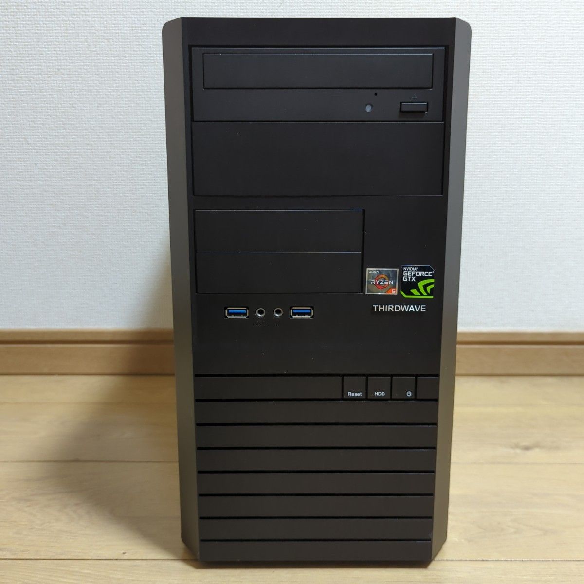 ゲーミングPC Ryzen 5 4500 GTX 1660 SUPER SSD 256GB HDD 1TB