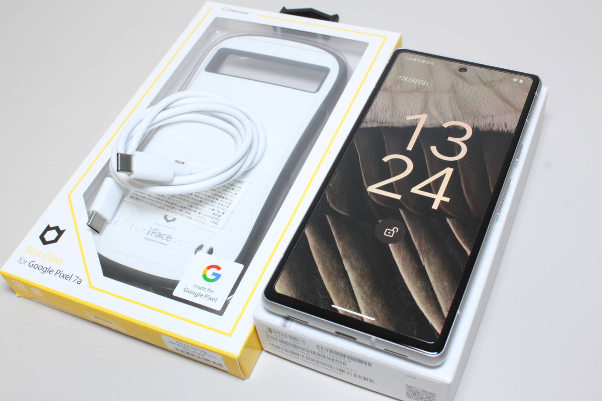 SIMロック解除済】Google/Pixel 7a/128GB/カバー付き/Android SIMロック解除済】Google/Pixel 7a/128GB/カバー付き/Android