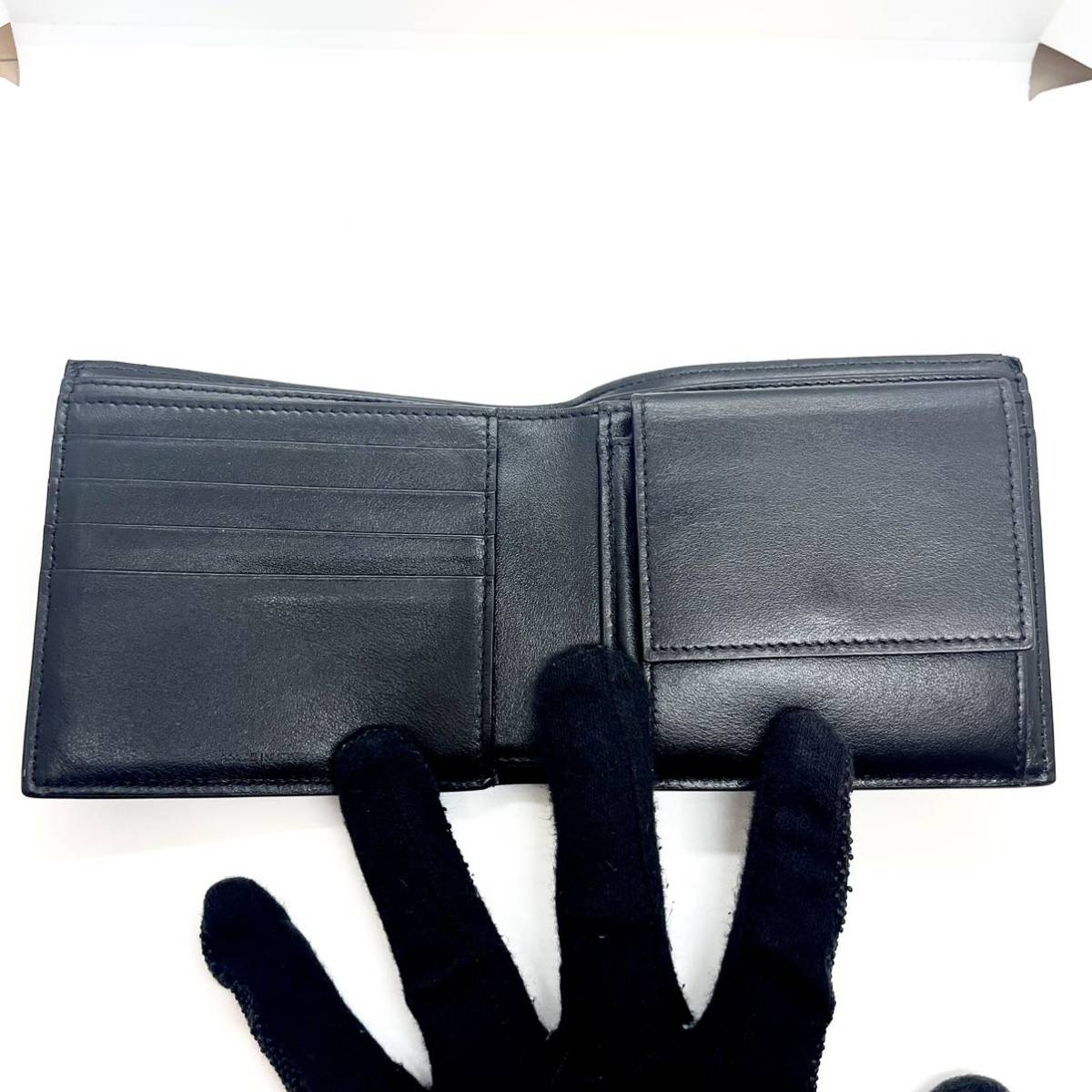 1円〜 極美品 現行 CELINE セリーヌ メンズ 折り財布 二つ折り