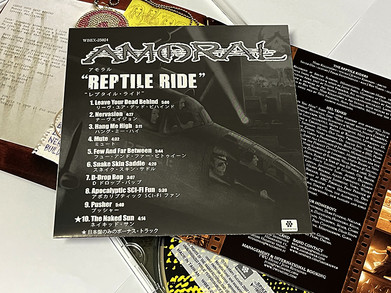 レプタイル・ライド REPTILE RIDE (ボーナストラック1曲収録) / アモラル AMORAL 日本語解説付 国内盤 新品同様_画像5