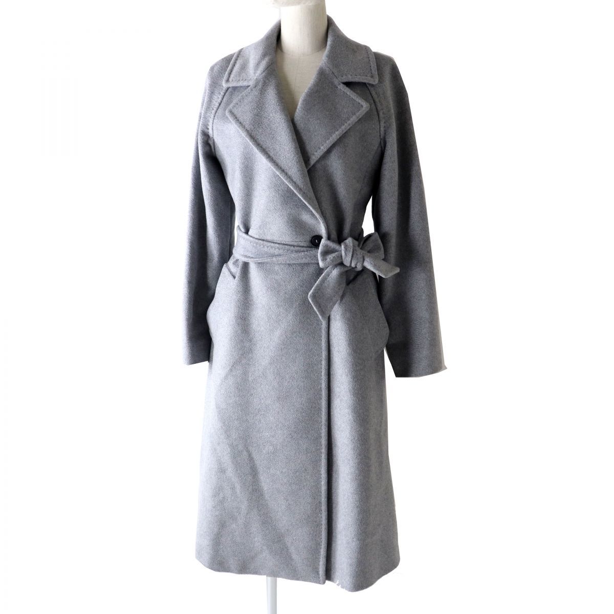 新作人気 MaxMara 伊製 美品◎国内正規品 マックスマーラ シンプル◎ 42 灰 ライトグレー ベルト付 超ロングコート カシミヤ100% レディース 白タグ コート 新作人気 MaxMara 伊製 美品◎国内正規品 マックスマーラ シンプル◎ 42 灰 ライトグレー ベルト付 超ロングコート カシミヤ100% レディース 白タグ コート
