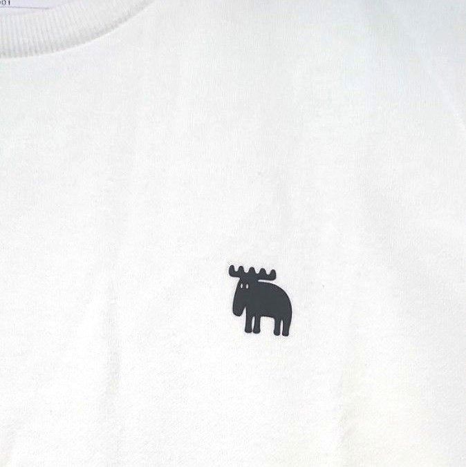 ｍｏｚ（モズ）バックプリント ノースリーブ Tシャツ カットソー Lサイズ ホワイト