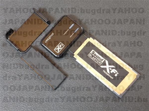 CREATIVE Sound Blaster X-Fi Notebook ノートブック用 サウンドカード ExpressCard 34 / 54 対応 即決 送料無料_画像2