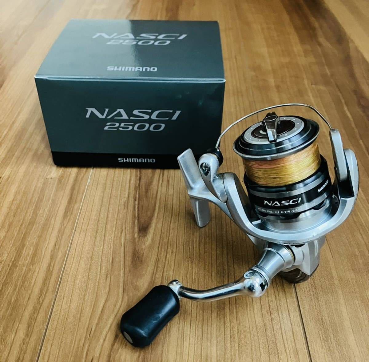 Shimano na ski 2500 rotation excellent trout, ajing,meba ring, lure for  squid etc. certainly.SHIMANO NASCI 2500 1 jpy from.: Real Yahoo auction  salling