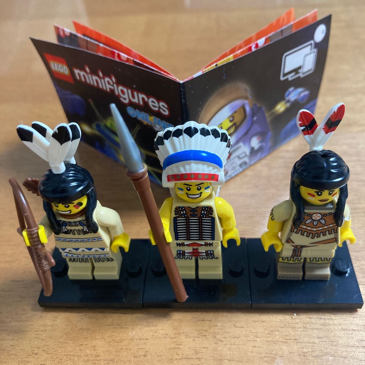 LEGO レゴ ミニフィグ シリーズ1 3 15 部族ハンター 部族の長 先住民の親子 ミニフィギュア