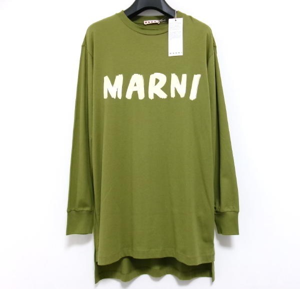 全てのアイテム 新品☆MARNI マルニ☆オーガニックジャージー 長袖ロゴ