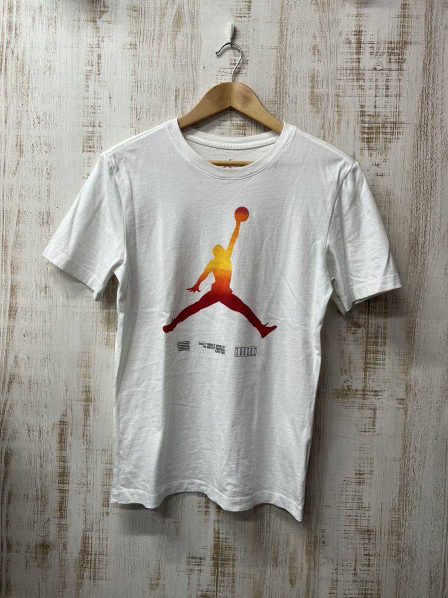 ジョーダン JORDAN バスケ Tシャツ 白 古着 USED NIKE NIKE ナイキ JORDAN ジョーダン 半袖 ロゴ Tシャツ