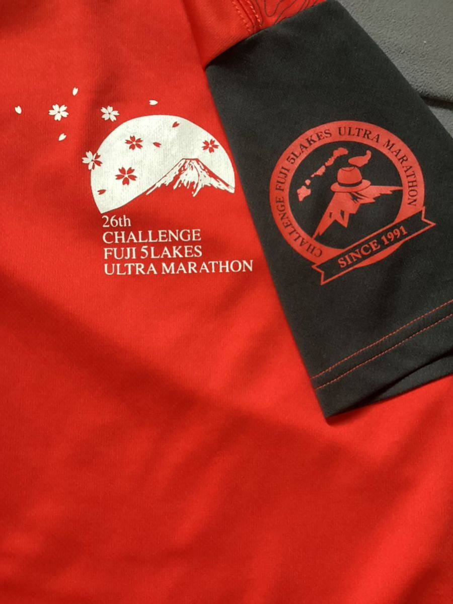 第26回 チャレンジ富士五湖 ウルトラマラソン 公式Tシャツ LL 稀少 Tシャツ_画像3
