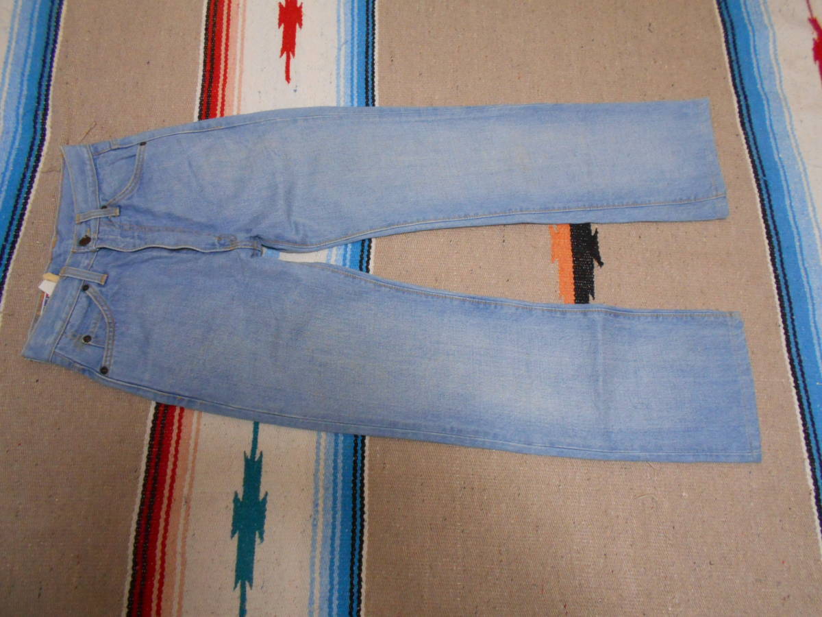 1970 period made Bobson BOBSON indigo Vintage jeans .. not rivet Indigo dyeing hipi- Bob ti Ran Bob ma- Lee WOODSTOCK