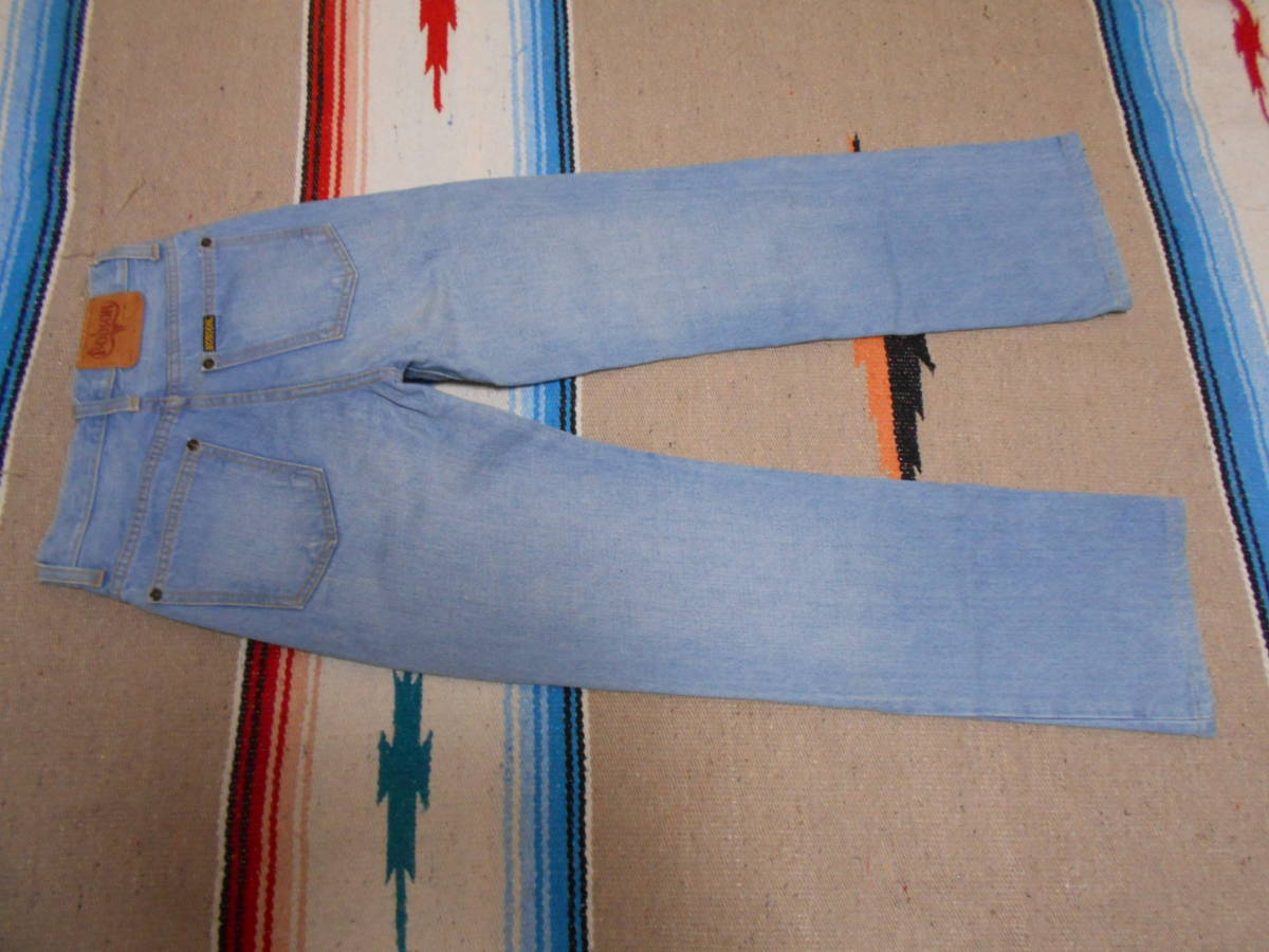 1970 period made Bobson BOBSON indigo Vintage jeans .. not rivet Indigo dyeing hipi- Bob ti Ran Bob ma- Lee WOODSTOCK