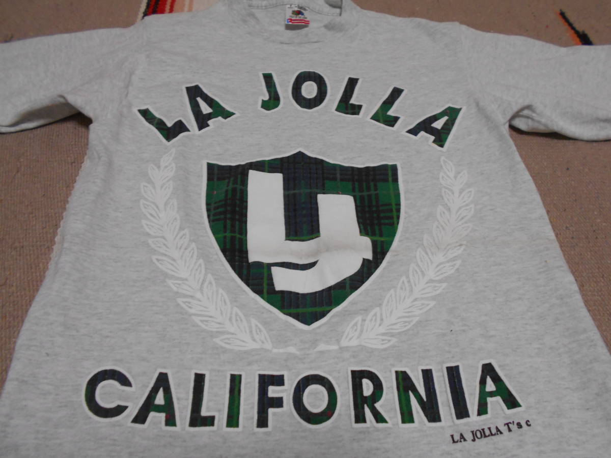 ３５年前サンディエゴ SanDiego LA JOLLA ラホヤ カリフォルニアCALIFORNIA フルーツFRUIT OF THE LOOM ビンテージ オールドサーフ