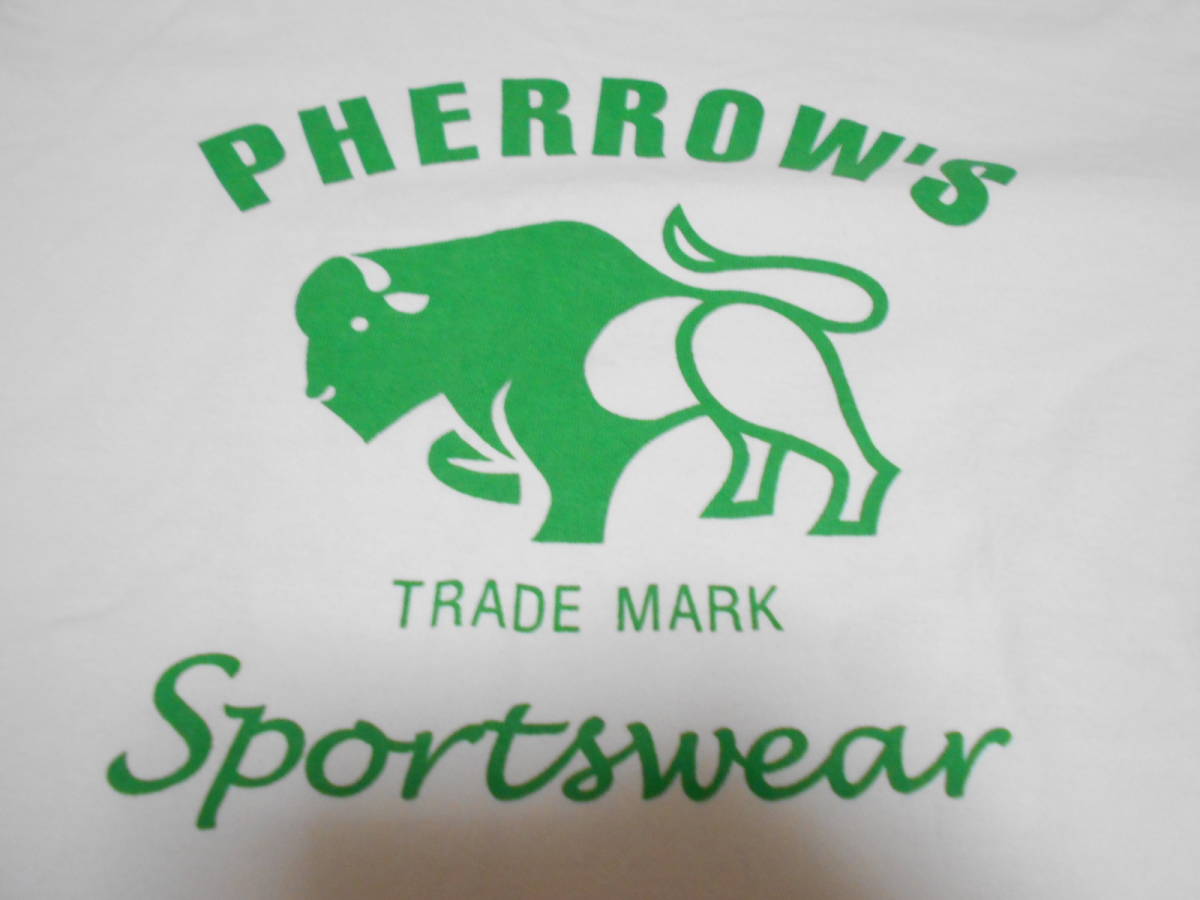 PHERROW'S SPORTWEAR フェローズ コットン100％ Tシャツ アメカジ VINTAGE JEANS DENIM ATHLETIC DEPT TRACK&FIELD FOOTBALL BASKETBALL_画像6