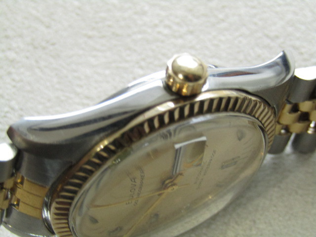 1970 год прекрасный товар Broba самозаводящиеся часы 10K Gold чистота OH settled 
