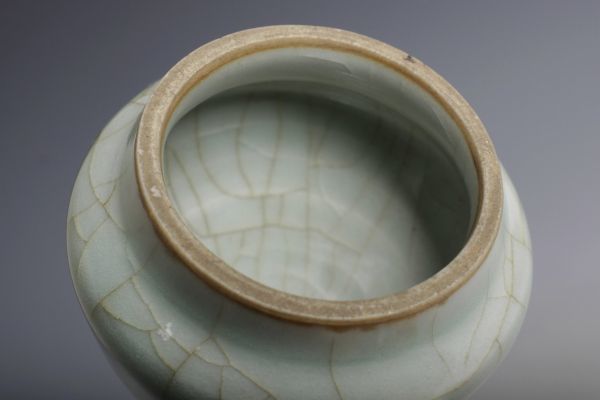 インポート・海外人気ブランド NK24734 中国陶器 検:青磁 文房具 盆栽 水差 水滴 小壺 青磁小壷 青磁