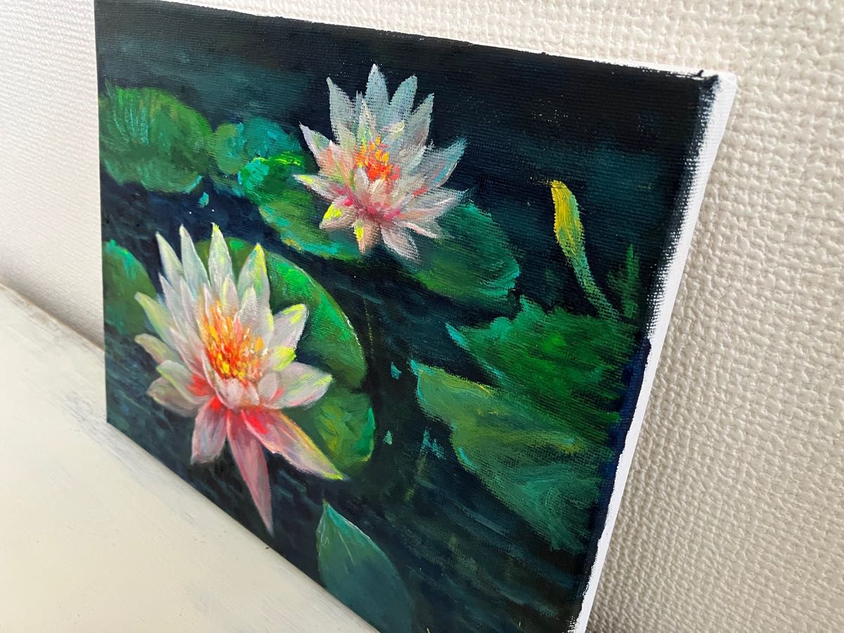 画家 HaRu 睡蓮 絵画 油絵 画家 HaRu 睡蓮 絵画 油絵