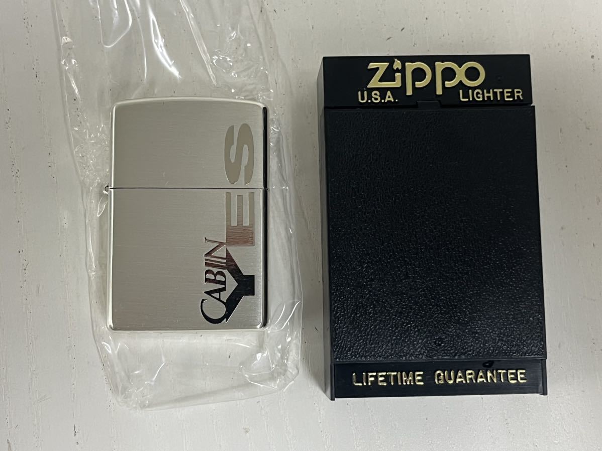 管70023 新品未使用 ZIPPO ジッポー オイルライター CABIN キャビン YES イエス 喫煙具 タバコ_画像1