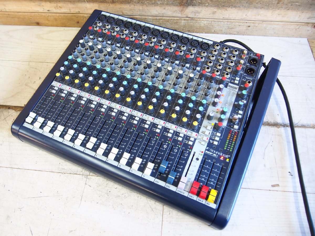 ☆【1W0714-23】 SoundCraft サウンドクラフト ミキサー MFXi ジャンク