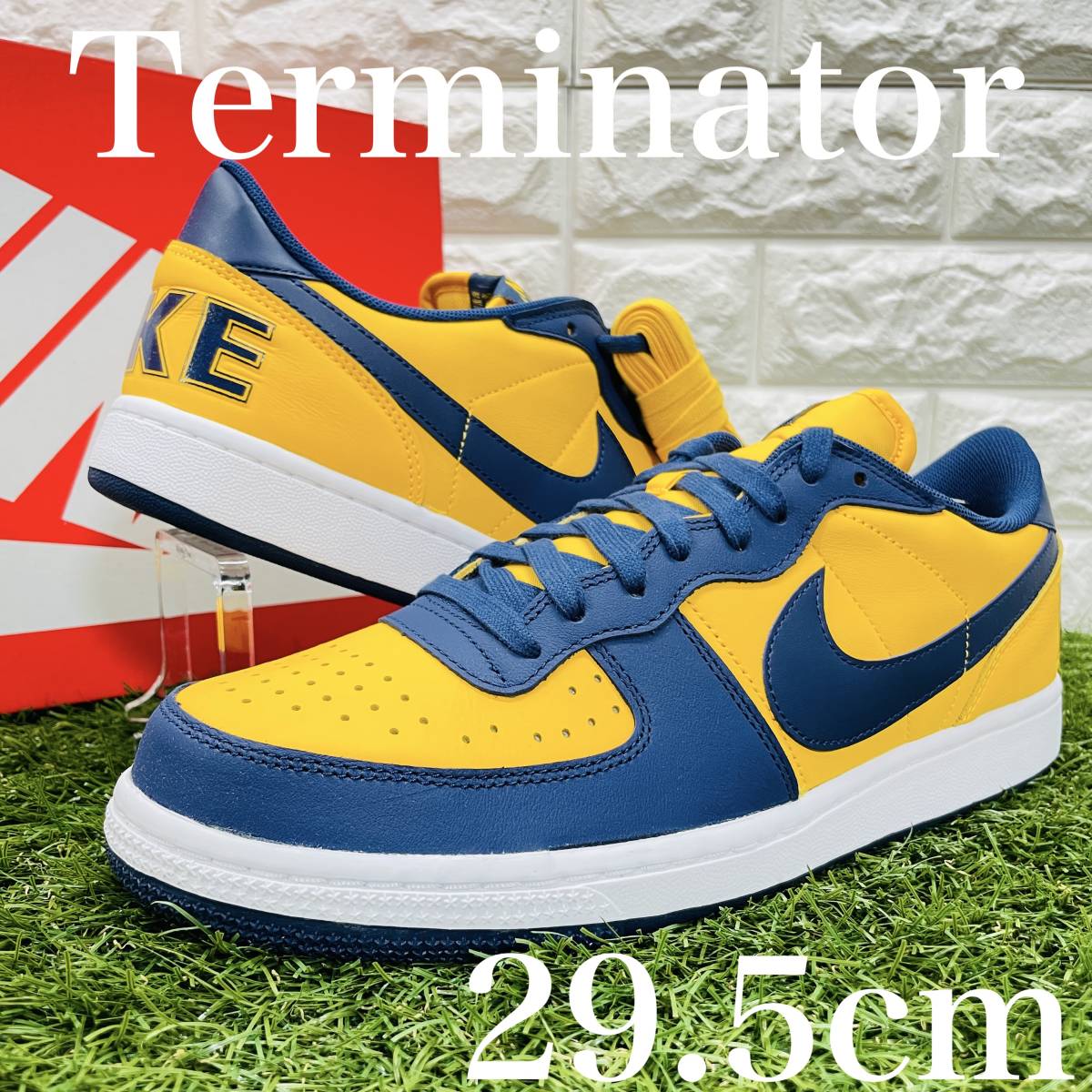 ナイキ ターミネーター ロー OG ミシガン メンズ 黒 金 白 NIKE TERMINATOR LOW OG 29.5cm 送料込み FJ4206-700_画像1