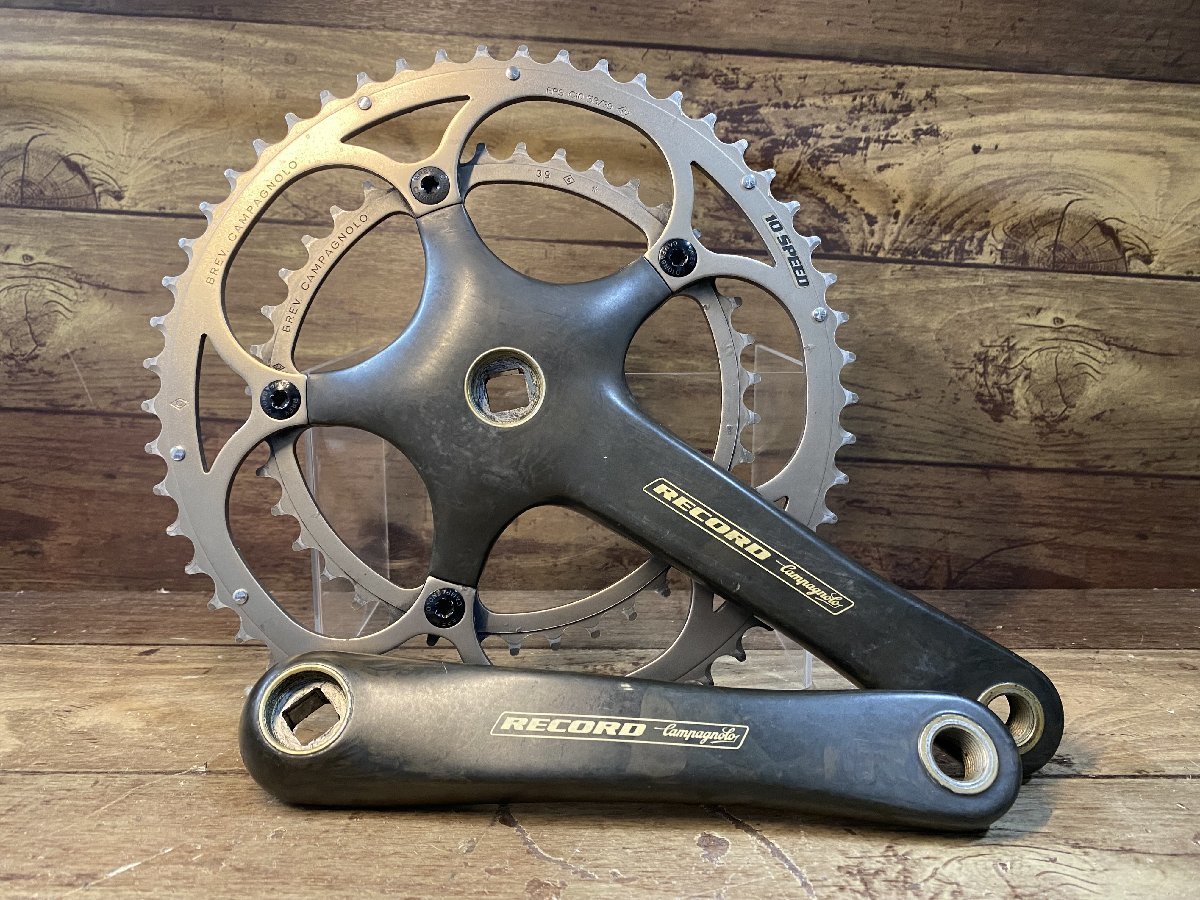 FW158 カンパニョーロ CAMPAGNOLO レコード RECORD カーボンクランク 10S 53/39T_画像1