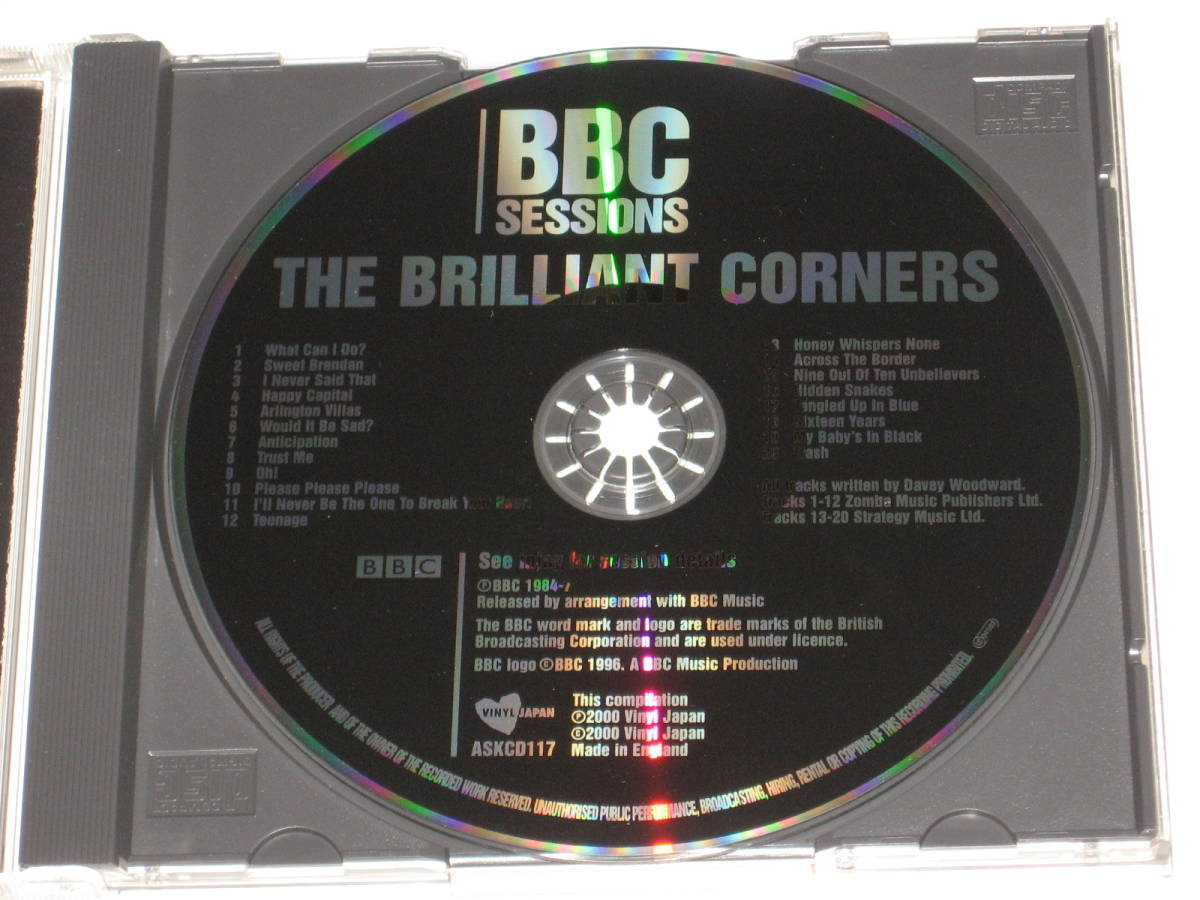 CD brilliant * угол z(The Brilliant Corners)[BBC Sessions]ne или ko/ гитара pop 