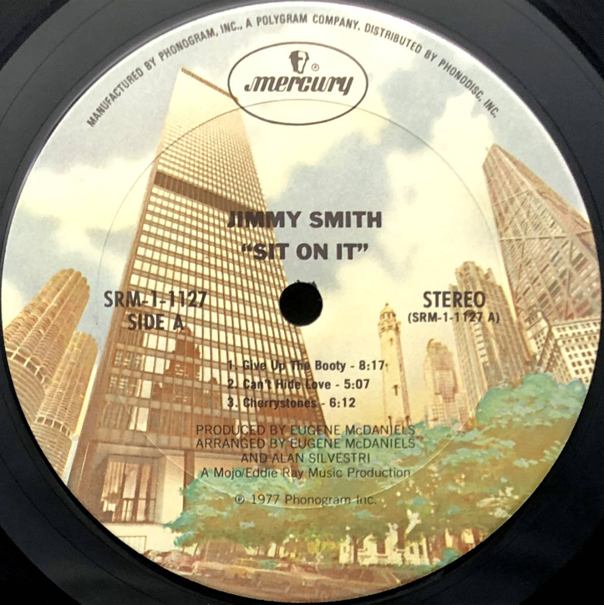 ★US ORIG LP★JIMMY SMITH/Sit On It! 1977年 JAZZ FUNK レアグルーヴ名作 RON HARDY,THEO PARRISHプレイ GARAGE Pro.EUGENE MCDANIELS_画像3