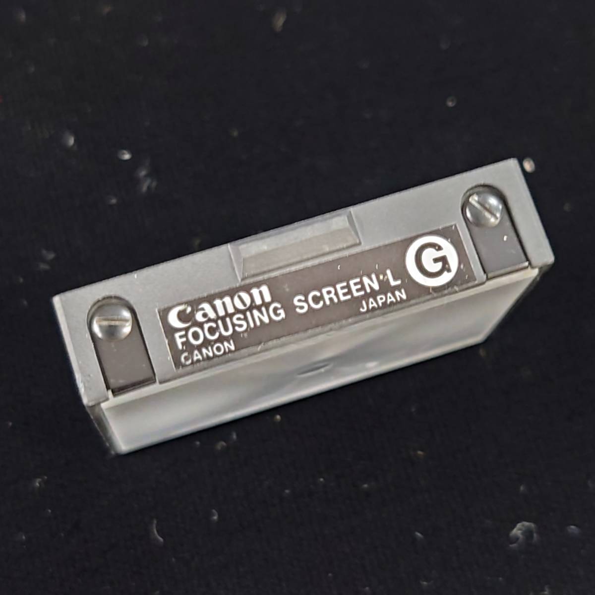 美品 Canon F-1用 FOCUSING SCREEN L G マイクロプリズム式小口径用 フォーカシングスクリーン 旧F-1 キヤノン ④_画像3