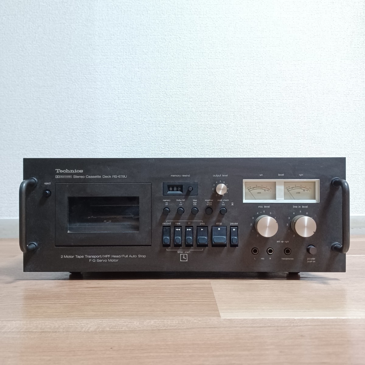 Technics テクニクス RS-678Uステレオカセットデッキ (要修理 Technics テクニクス RS-678Uステレオカセットデッキ (要修理