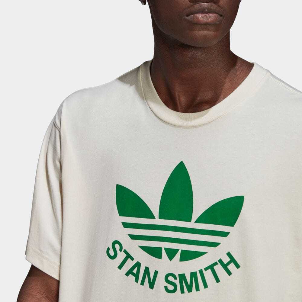 o アディダス ロゴ スタンスミス アディダス STAN SMITH adidas Tシャツ スニーカー 靴 テニス ウィンブルドン ジェンダー オーガニック_画像2