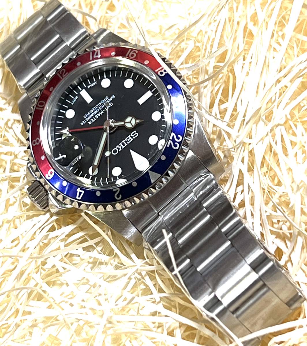 SEIKO MOD /3Sカスタム極み/ NH34搭載 /VINTAGE GMT MASTER