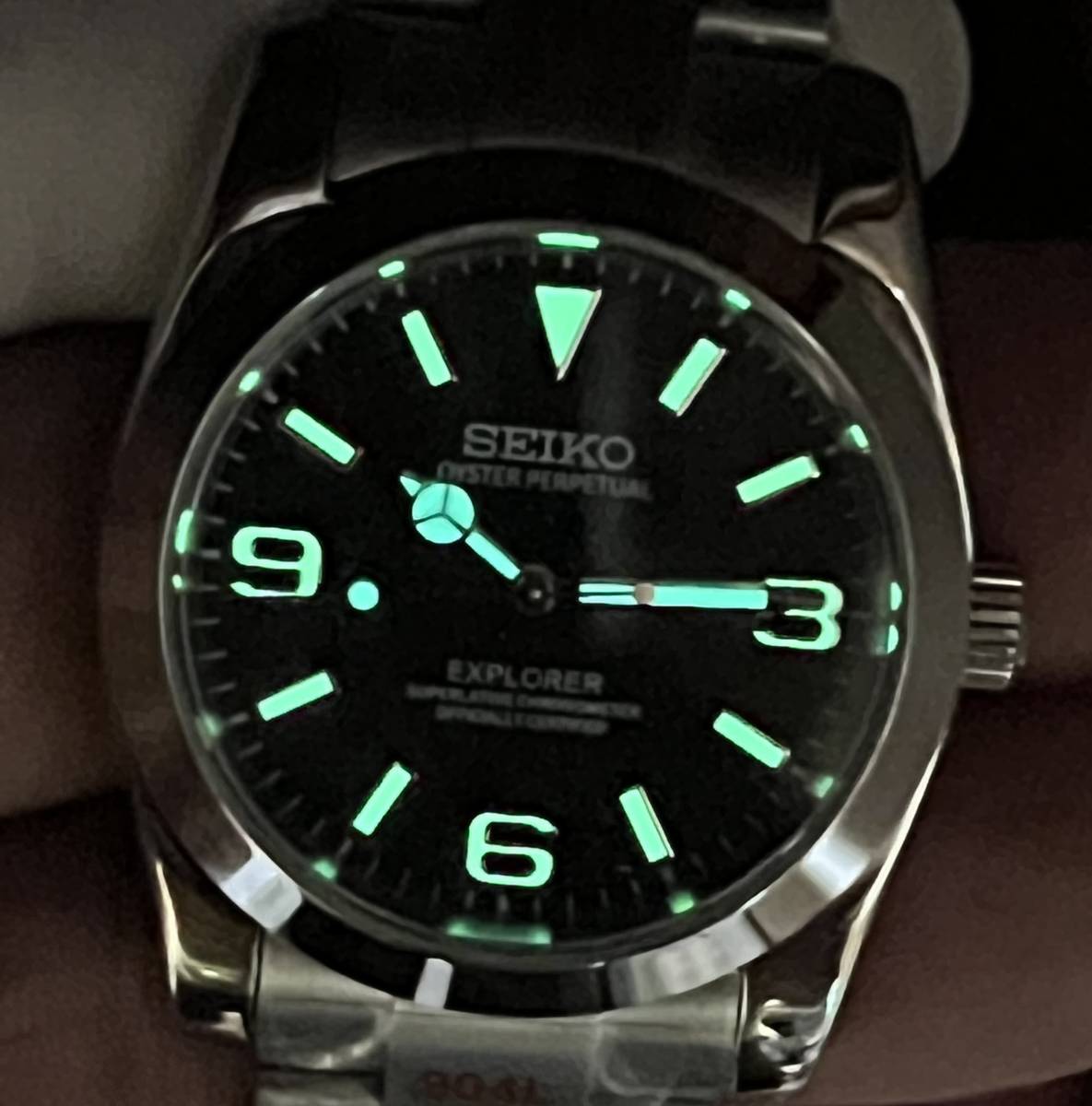 SEIKO MOD /カスタム / NH35搭載 / EXPLORERオマージュ / 希少 SEIKO MOD /カスタム / NH35搭載 / EXPLORERオマージュ / 希少