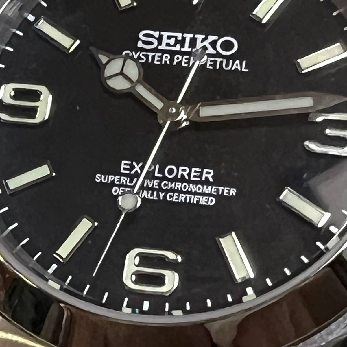 SEIKO MOD /カスタム / NH35搭載 / EXPLORERオマージュ / 希少 SEIKO MOD /カスタム / NH35搭載 / EXPLORERオマージュ / 希少