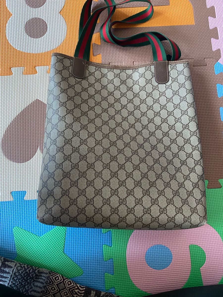 GUCCI インターロッキング シェリーライン トートバッグ