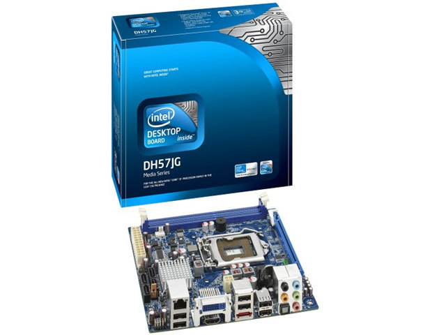 (未使用 未開封品) Intel DH57JG Mini-ITX LGA1156(Socket1156) BOXDH57JG H57チップセット DDR3 (管:SAM0_画像2