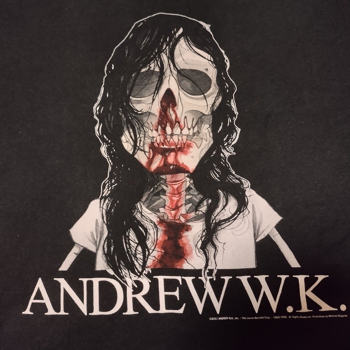 アンドリューwk Andrew W.K.　バンド　ツアーTシャツ　ロックT　オーバーサイズ