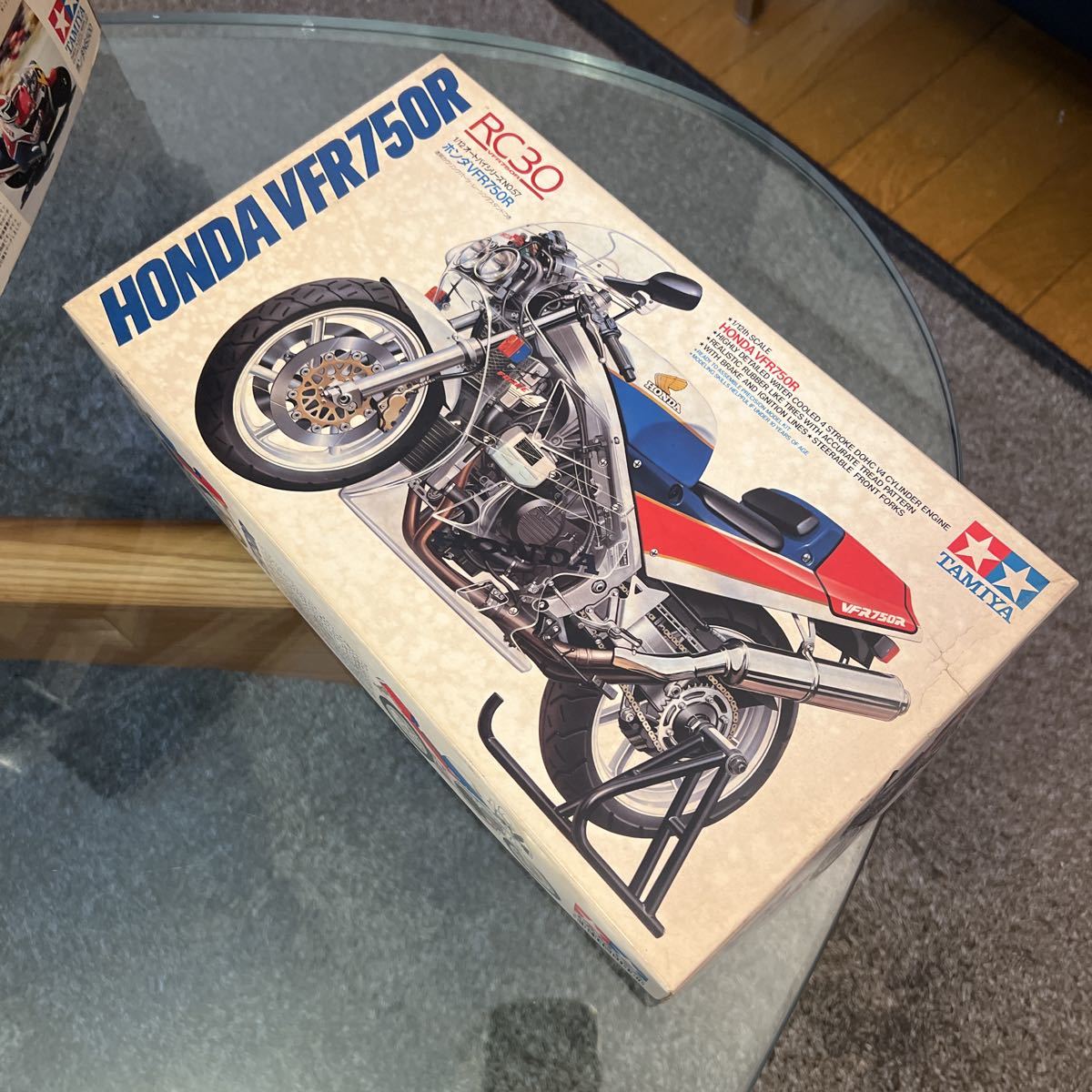 1/12 ホンダ VFR750R 透明カウリングパーツ オートバイプラモデル 小鹿