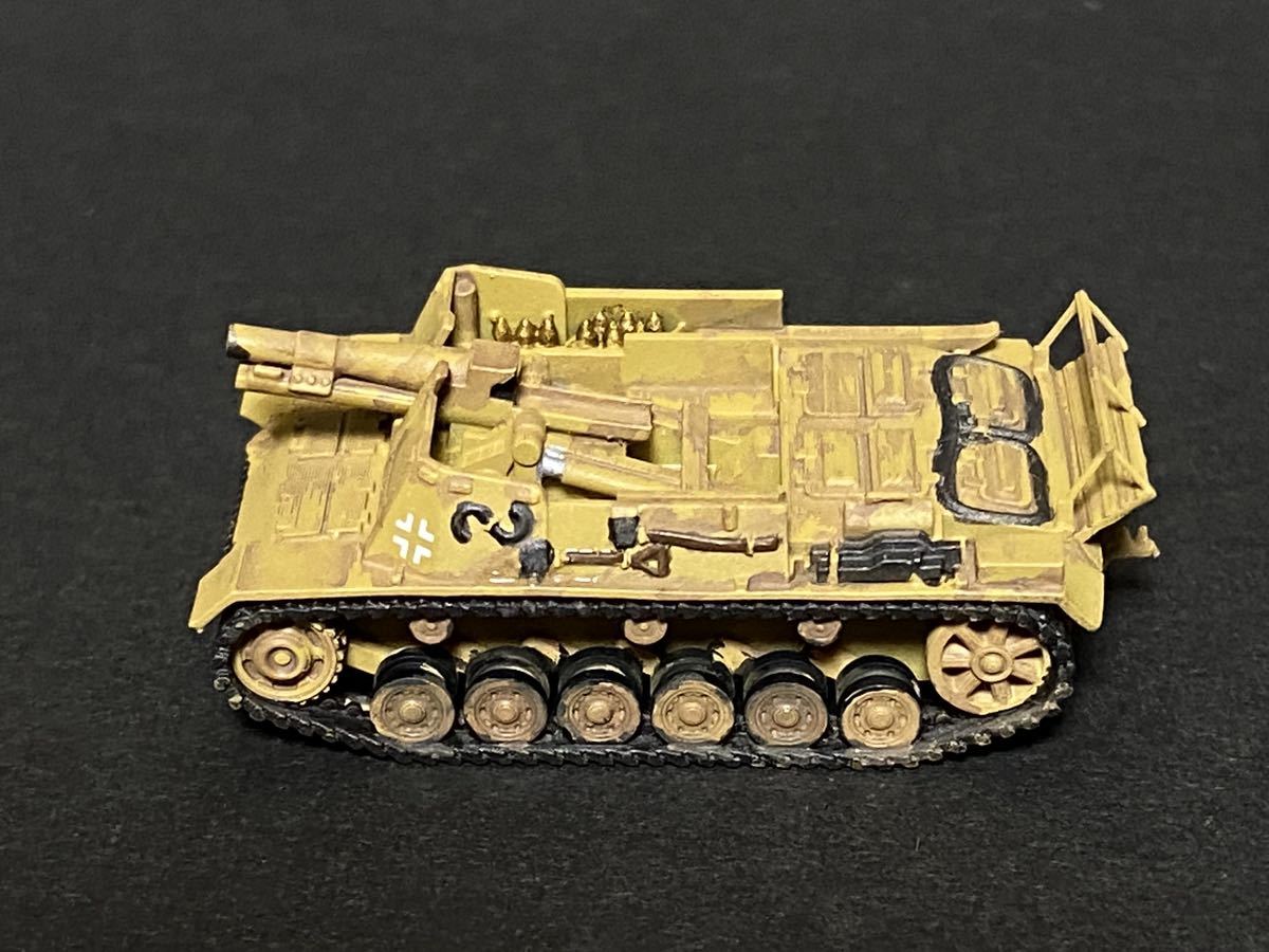 SMV 1/144 Ⅲ号自走砲-15cm重歩兵砲sIG33搭載III号戦車 ドイツアフリカ軍団 WW2【同梱可】ワールドオブタンクス マイクロアーマー 自作Ver_画像6