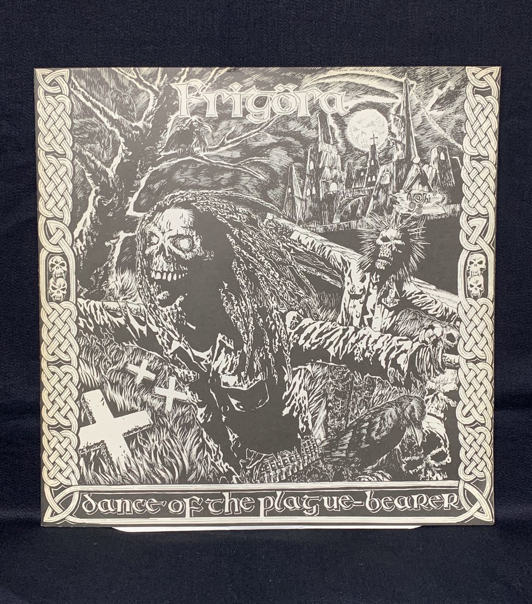 激レア Frigora Dance Of The Plague-Bearer LP パッチ付き Overthrow Records 1998 CRUST ハードコア レコード 委託品